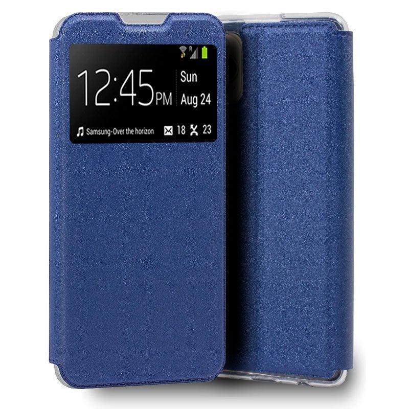Funda COOL Flip Cover para iPhone 13 Pro Max Liso Azul - PixelPlaza