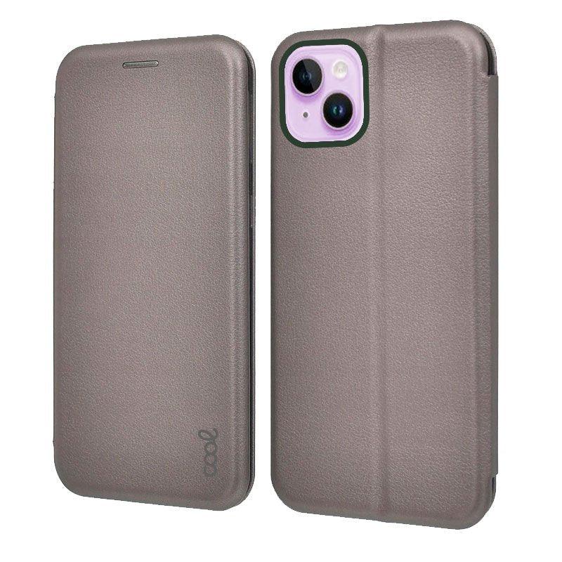 Funda COOL Flip Cover para iPhone 14 Elegance Plata - PixelPlaza