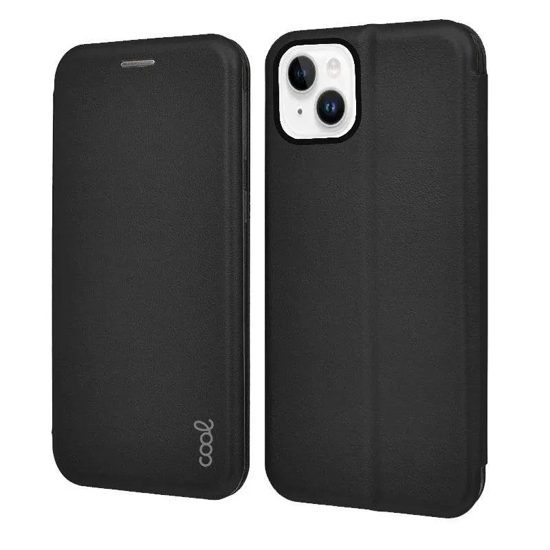 Funda COOL Flip Cover para iPhone 14 Plus Elegance Negro - PixelPlaza