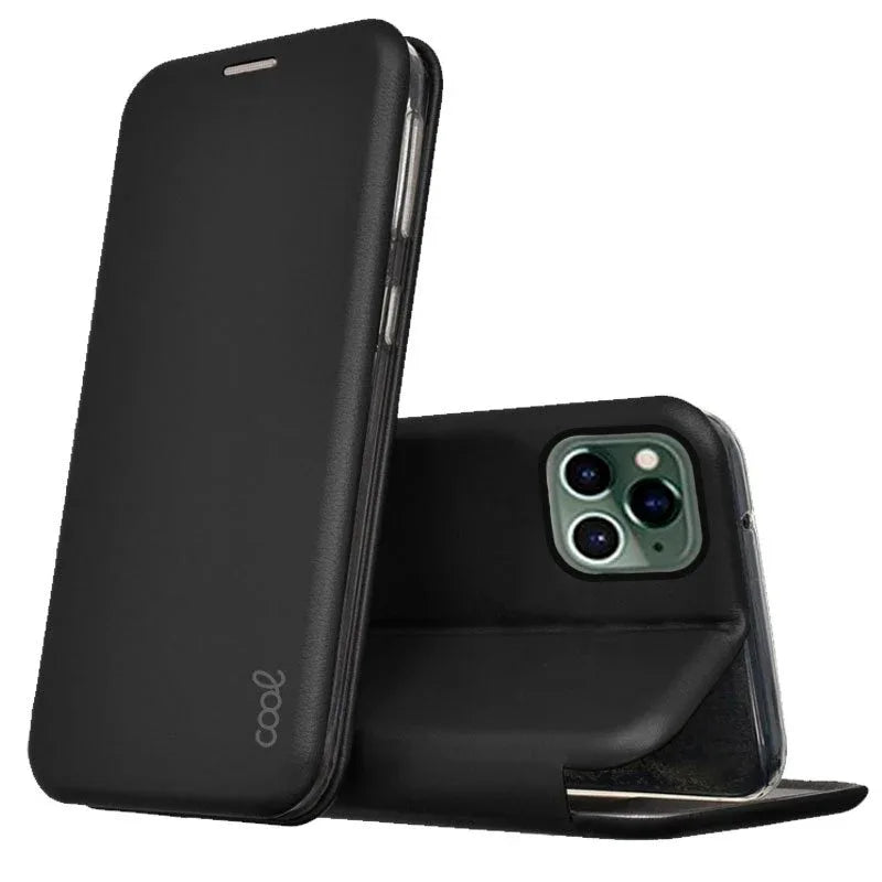 Funda COOL Flip Cover para iPhone 14 Pro Elegance Negro - PixelPlaza