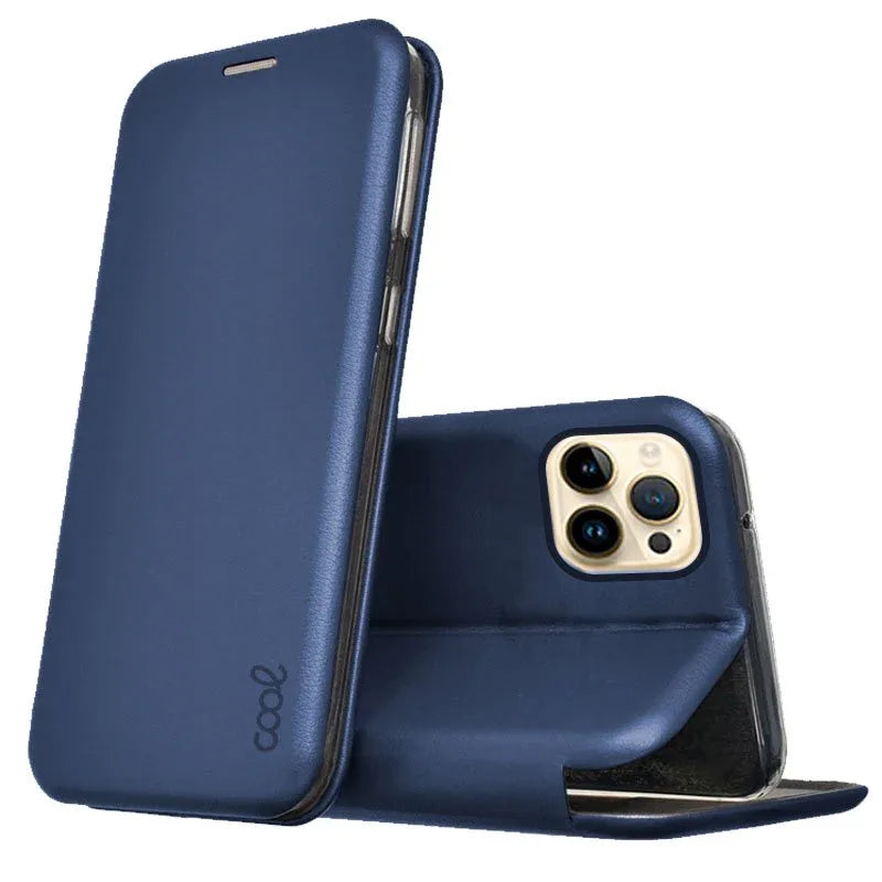 Funda COOL Flip Cover para iPhone 14 Pro Max Elegance Marino - PixelPlaza