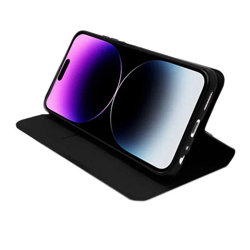 Funda COOL Flip Cover para iPhone 14 Pro Max Elegance Negro - PixelPlaza