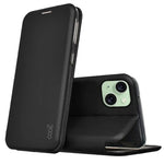 Funda COOL Flip Cover para iPhone 15 Plus Elegance Negro - PixelPlaza