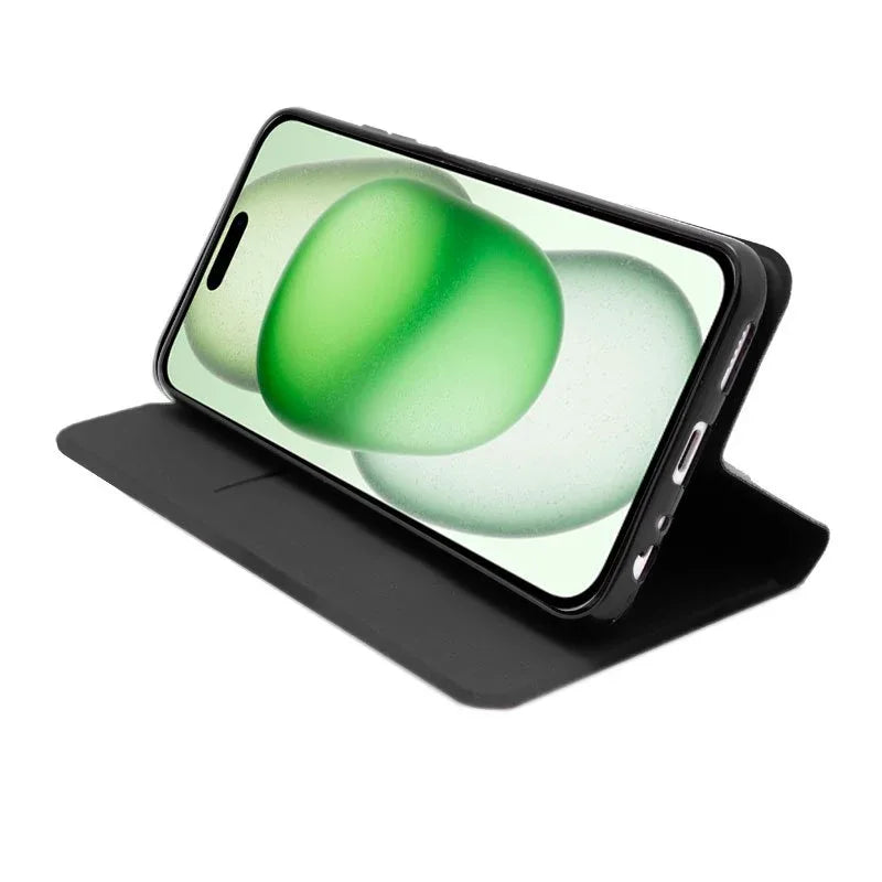 Funda COOL Flip Cover para iPhone 15 Plus Elegance Negro - PixelPlaza