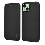 Funda COOL Flip Cover para iPhone 15 Plus Elegance Negro - PixelPlaza