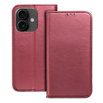 Funda COOL Flip Cover para iPhone 16 Liso Burgundy - PixelPlaza