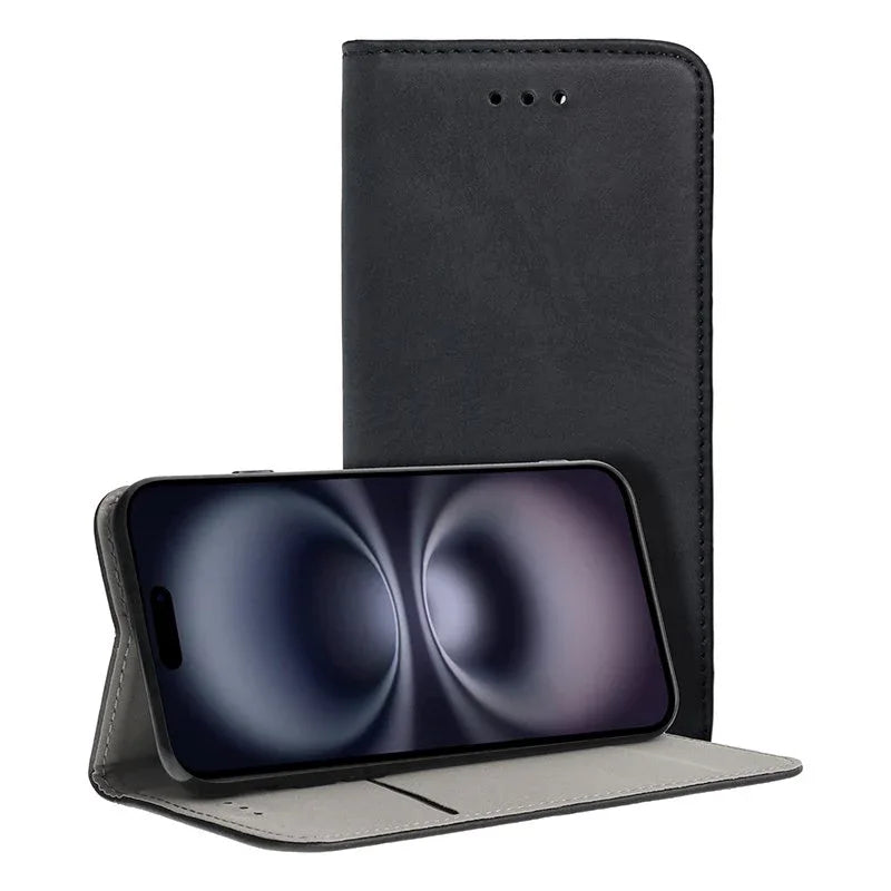 Funda COOL Flip Cover para iPhone 16 Liso Negro - PixelPlaza