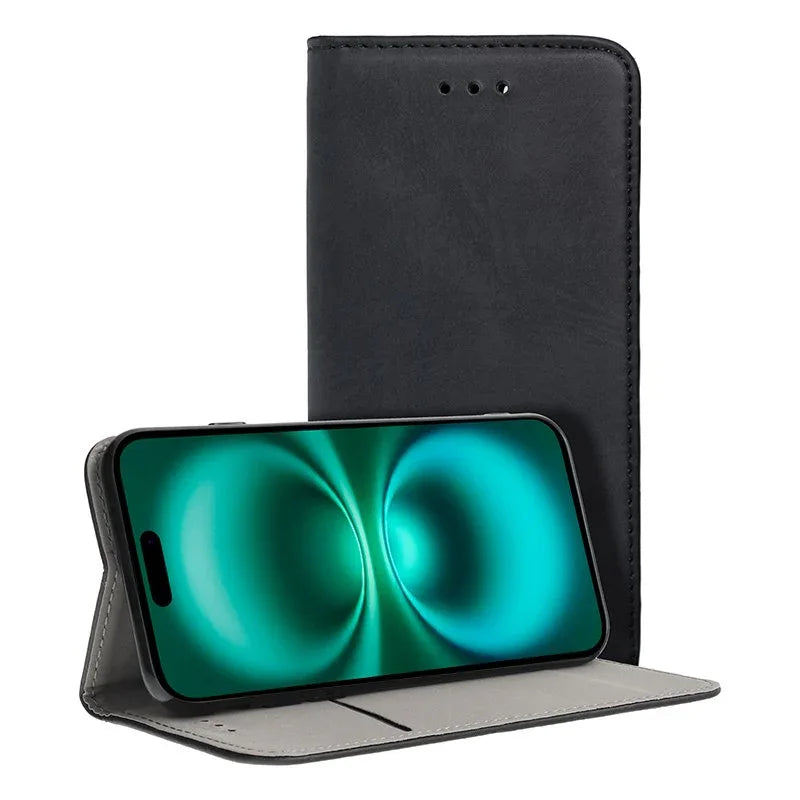 Funda COOL Flip Cover para iPhone 16 Plus Liso Negro - PixelPlaza