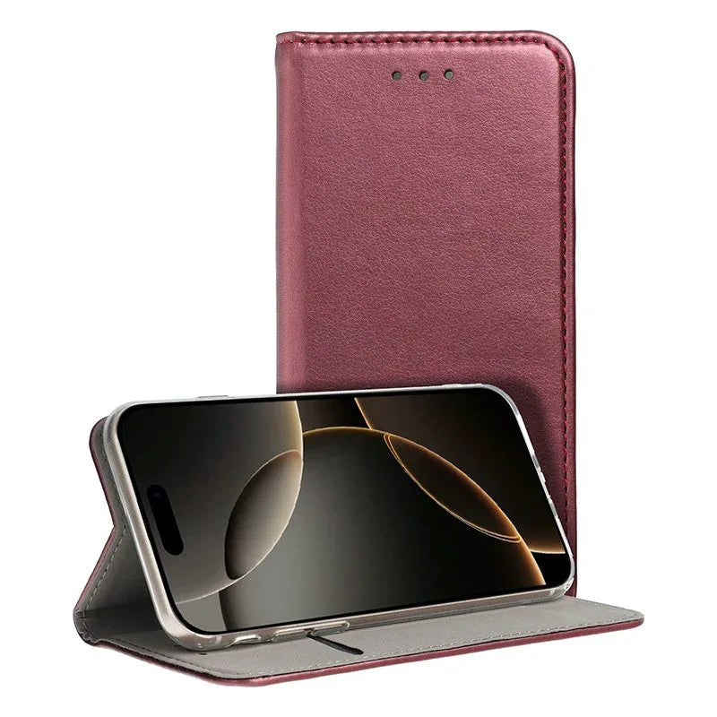 Funda COOL Flip Cover para iPhone 16 Pro Liso Burgundy - PixelPlaza
