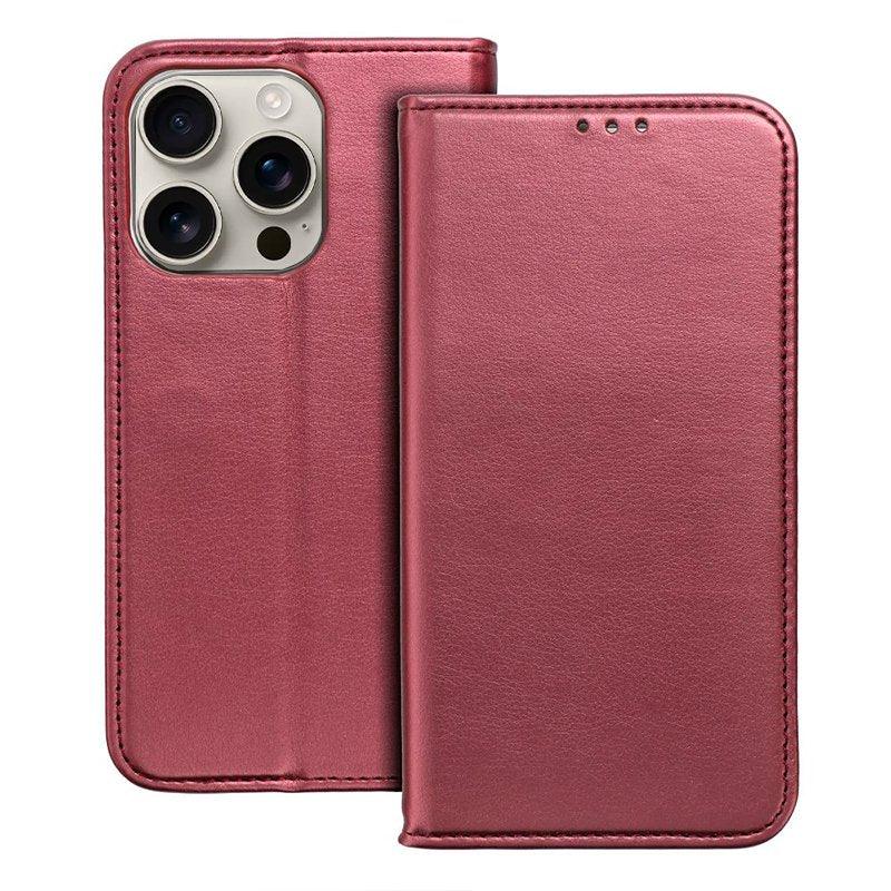 Funda COOL Flip Cover para iPhone 16 Pro Liso Burgundy - PixelPlaza