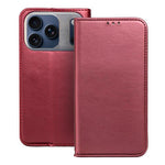 Funda COOL Flip Cover para iPhone 17 Pro Max Liso Burgundy - PixelPlaza
