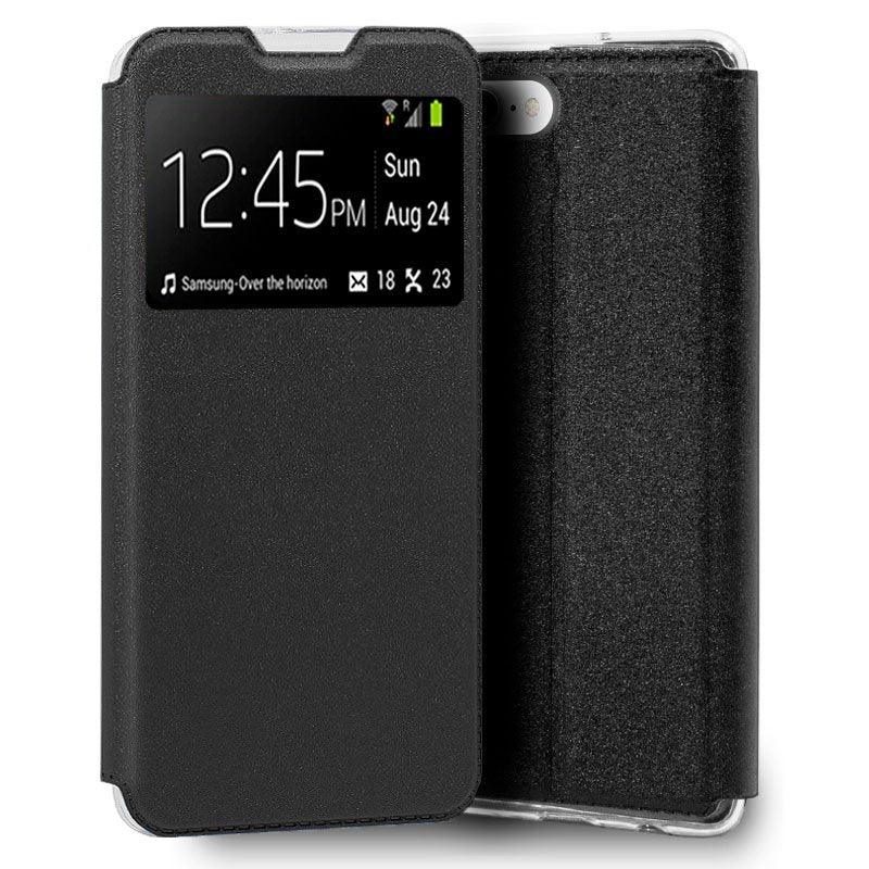 Funda COOL Flip Cover para iPhone 7 Plus / iPhone 8 Plus Liso Negro - PixelPlaza