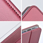Funda COOL Flip Cover para Motorola Edge 60 / Edge 60 Fusion Liso Burgundy