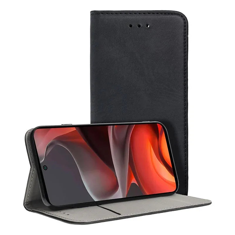 Funda COOL Flip Cover para Motorola Moto G05 / G15 Liso Negro - PixelPlaza