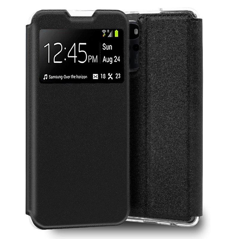 Funda COOL Flip Cover para Motorola Moto G22 Liso Negro - PixelPlaza