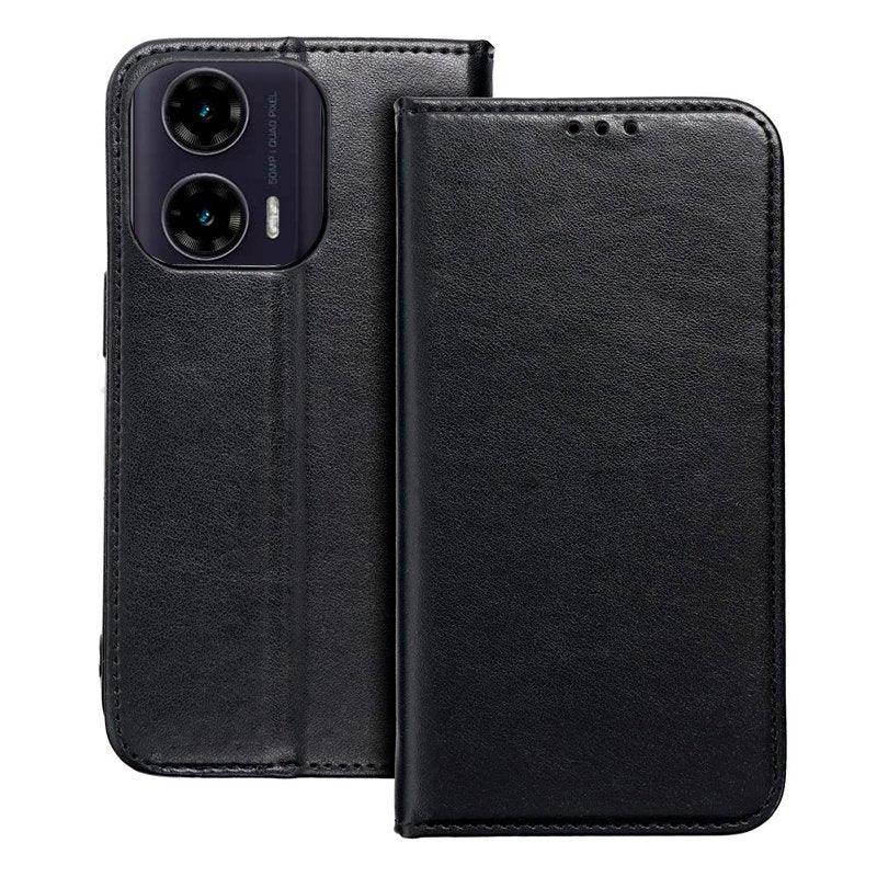 Funda COOL Flip Cover para Motorola Moto G35 5G Liso Negro - PixelPlaza