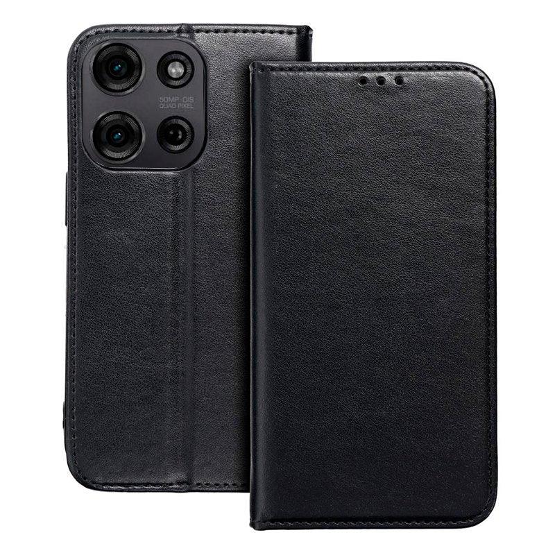 Funda COOL Flip Cover para Motorola Moto G75 5G Liso Negro - PixelPlaza