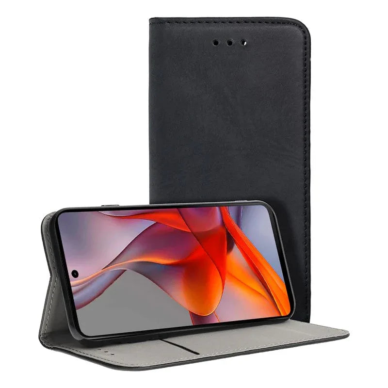 Funda COOL Flip Cover para Motorola Moto G75 5G Liso Negro - PixelPlaza