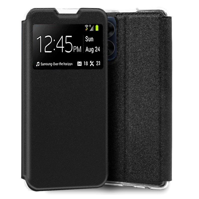 Funda COOL Flip Cover para Oppo A17 Liso Negro - PixelPlaza