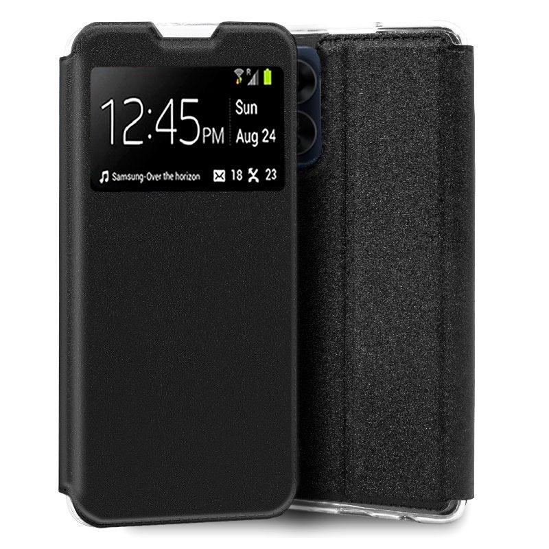 Funda COOL Flip Cover para Oppo A17 Liso Negro - PixelPlaza