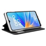 Funda COOL Flip Cover para Oppo A17 Liso Negro - PixelPlaza