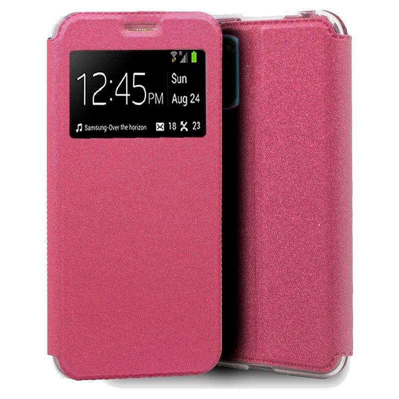 Funda COOL Flip Cover para Oppo A52 / A72 / A92 Liso Rosa - PixelPlaza