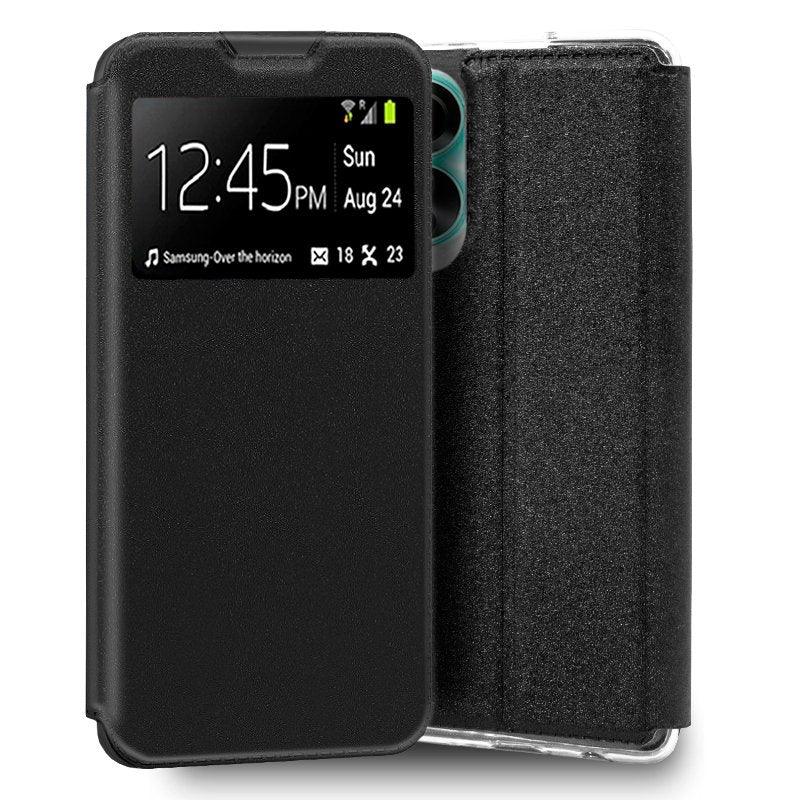 Funda COOL Flip Cover para Oppo A78 4G Liso Negro - PixelPlaza