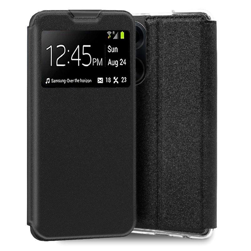 Funda COOL Flip Cover para Oppo A98 5G Liso Negro - PixelPlaza
