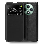 Funda COOL Flip Cover para Oppo Reno 12 F 4G / 5G / Reno 12 FS 4G / 5G Liso Negro - PixelPlaza