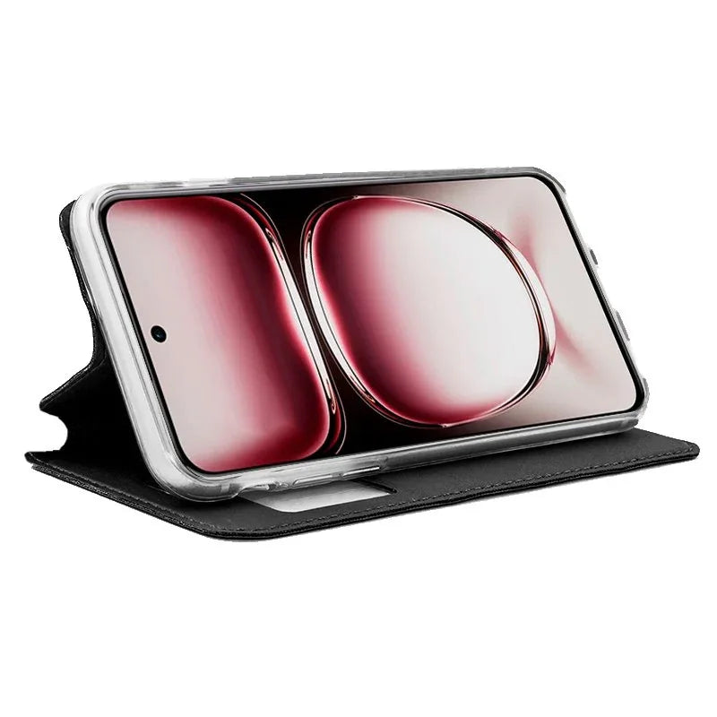 Funda COOL Flip Cover para Oppo Reno 12 Pro 5G Liso Negro - PixelPlaza
