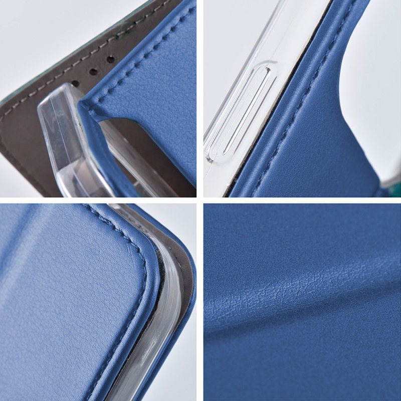 Funda COOL Flip Cover para Oppo Reno 14 5G / 14 F 5G / 14 FS 5G Liso Azul