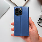 Funda COOL Flip Cover para Oppo Reno 14 5G / 14 F 5G / 14 FS 5G Liso Azul