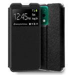 Funda COOL Flip Cover para Oppo Reno 14 5G / 14 F 5G / 14 FS 5G Liso Negro - PixelPlaza