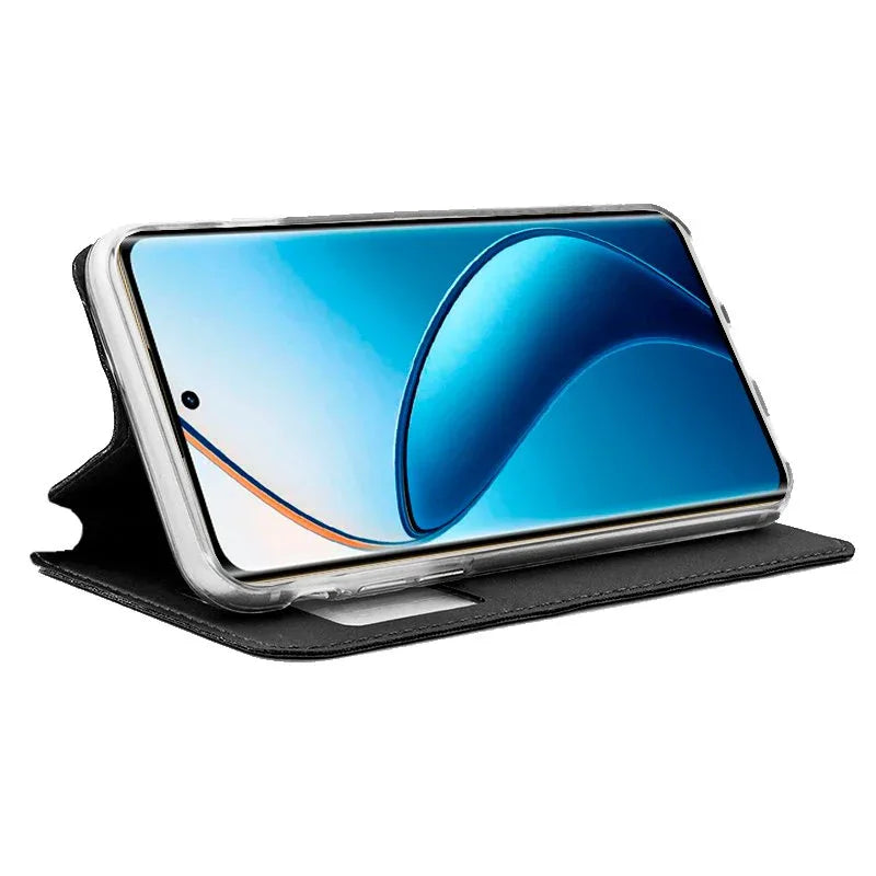 Funda COOL Flip Cover para Realme 12 Pro 5G / 12 Pro Plus 5G Liso Negro - PixelPlaza