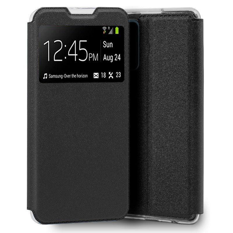 Funda COOL Flip Cover para Realme 8 5G / Narzo 30 5G Liso Negro - PixelPlaza