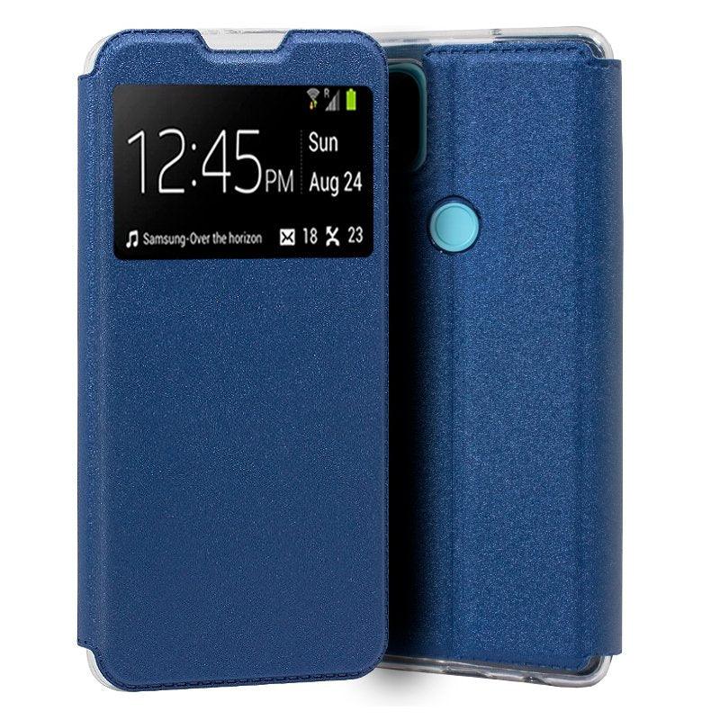 Funda COOL Flip Cover para Realme C21 Liso Azul - PixelPlaza