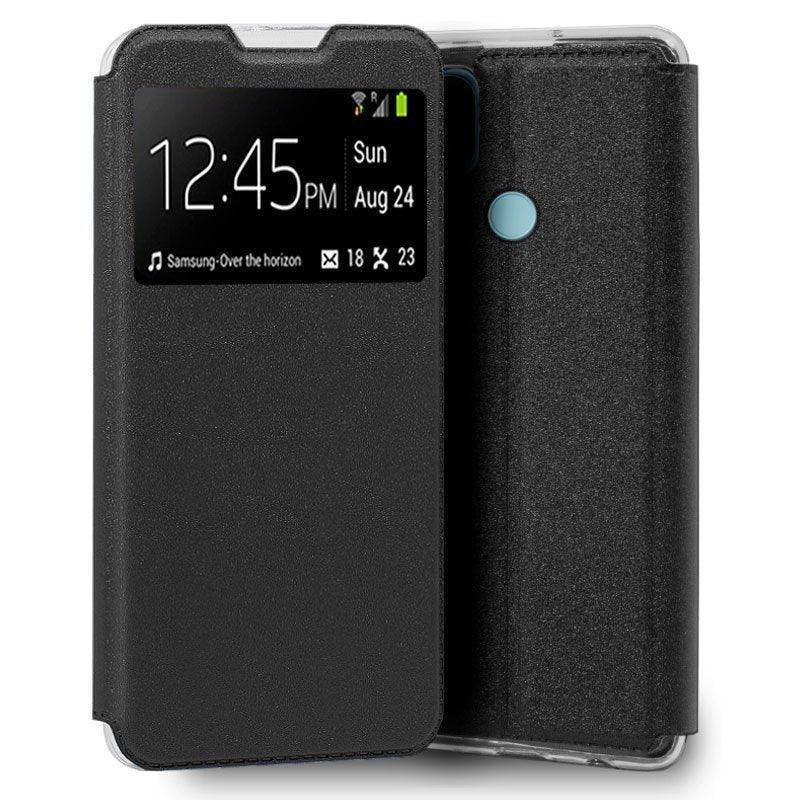 Funda COOL Flip Cover para Realme C21 Liso Negro - PixelPlaza