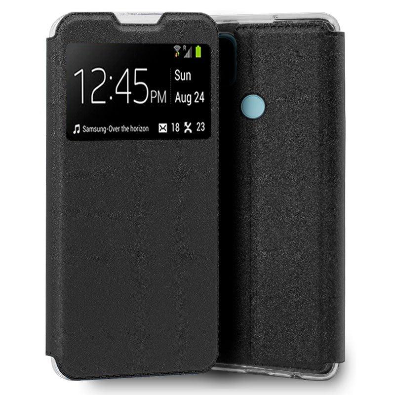 Funda COOL Flip Cover para Realme C21 Liso Negro - PixelPlaza