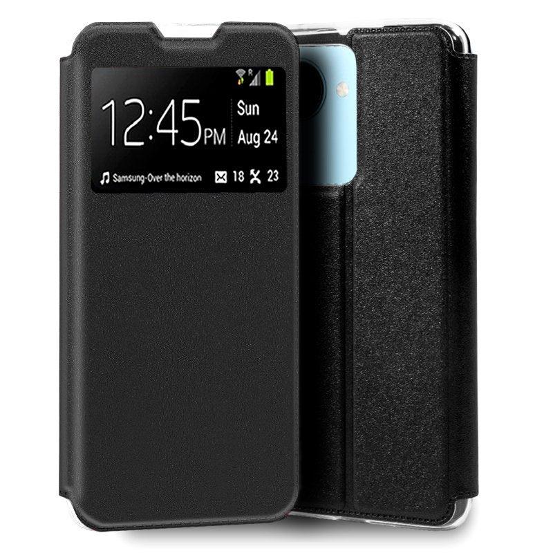 Funda COOL Flip Cover para Realme C30 / Narzo 50i Prime Liso Negro - PixelPlaza