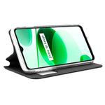 Funda COOL Flip Cover para Realme C35 / Narzo 50A Prime Liso Negro - PixelPlaza