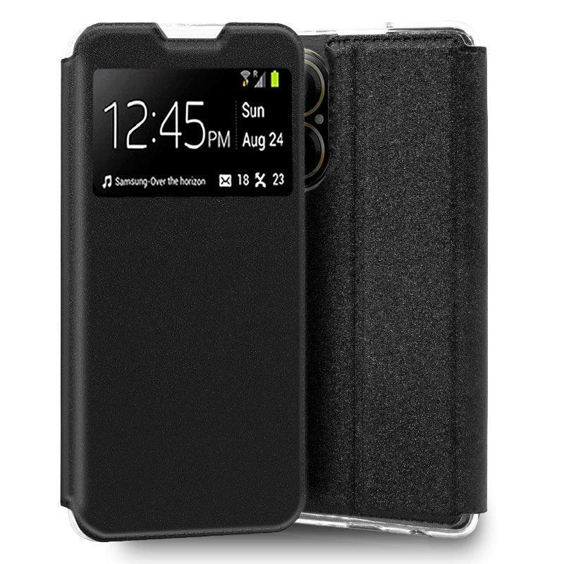 Funda COOL Flip Cover para Realme C67 Liso Negro - PixelPlaza