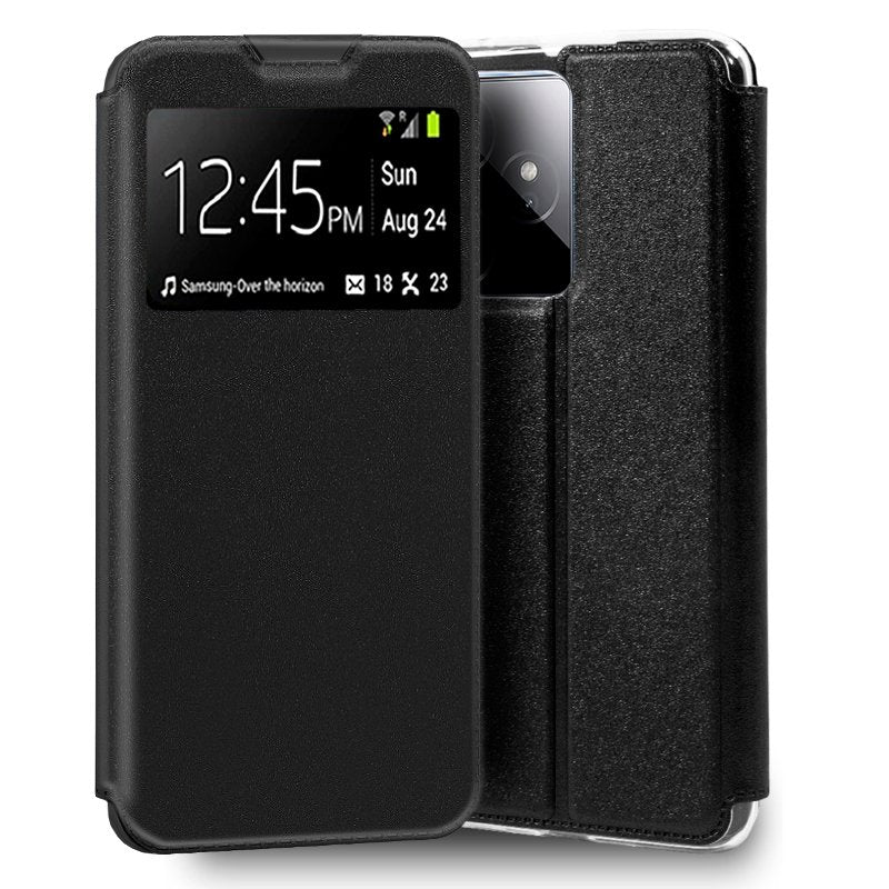 Funda COOL Flip Cover para Realme GT 7 Liso Negro