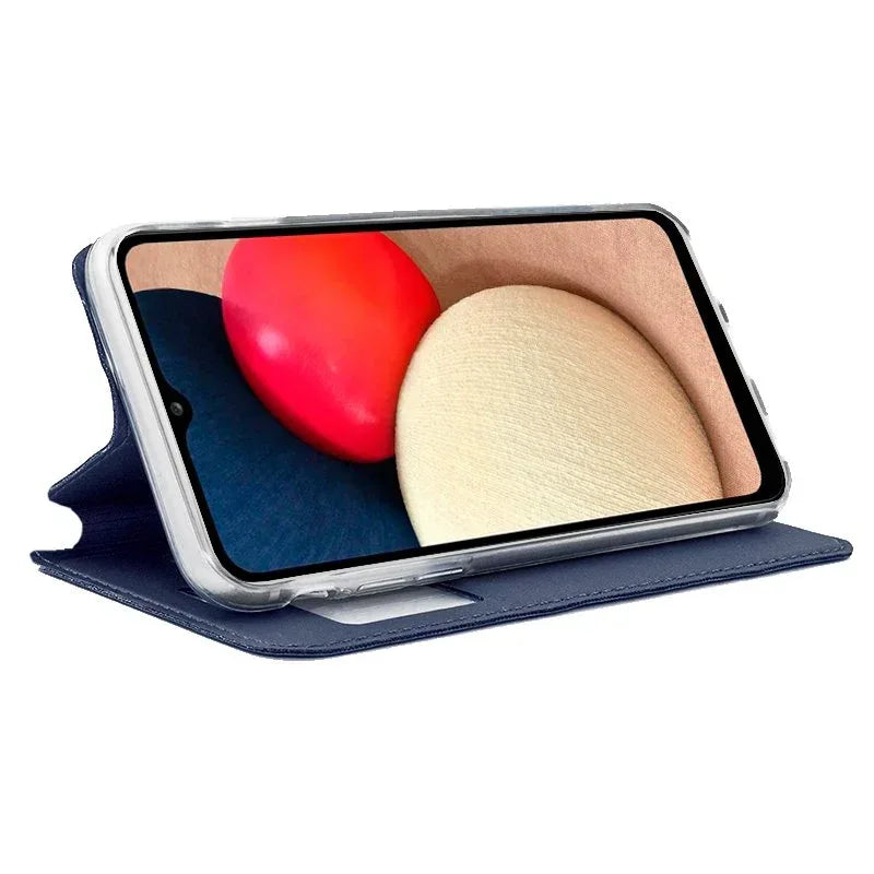 Funda COOL Flip Cover para Samsung A025 Galaxy A02s Liso Azul - PixelPlaza