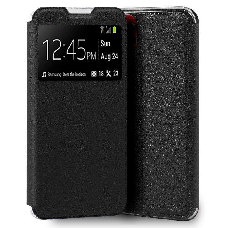 Funda COOL Flip Cover para Samsung A035 Galaxy A03 Liso Negro - PixelPlaza