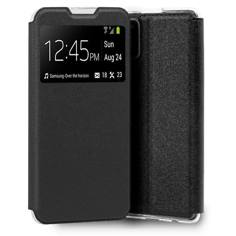 Funda COOL Flip Cover para Samsung A037 Galaxy A03s Liso Negro - PixelPlaza