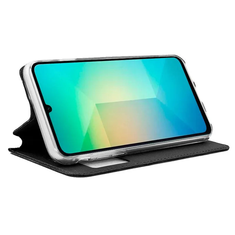 Funda COOL Flip Cover para Samsung A065 Galaxy A06 Liso Negro - PixelPlaza