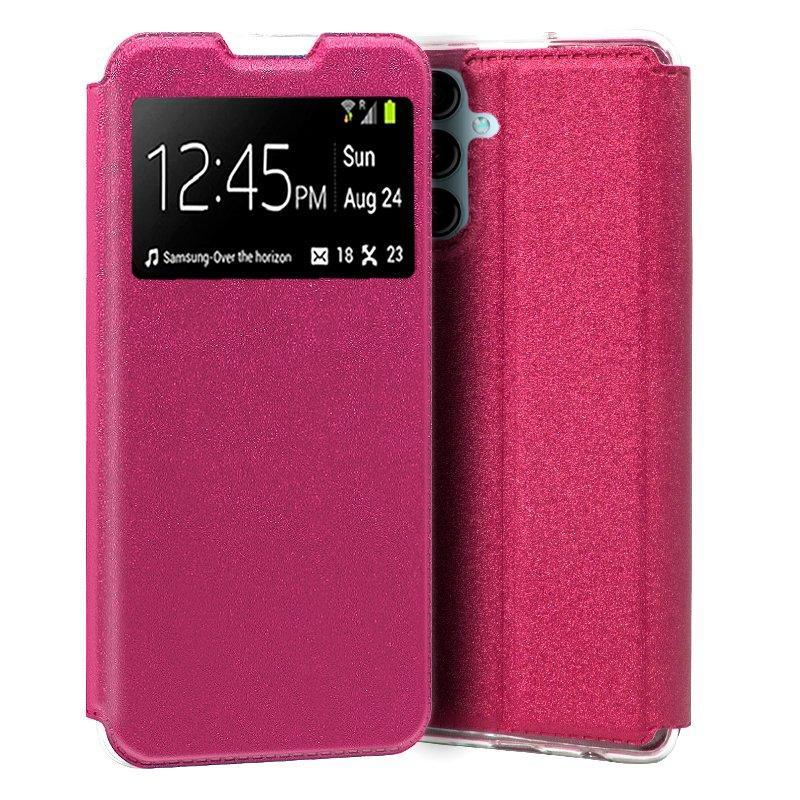 Funda COOL Flip Cover para Samsung A145 Galaxy A14 / A14 5G Liso Rosa - PixelPlaza