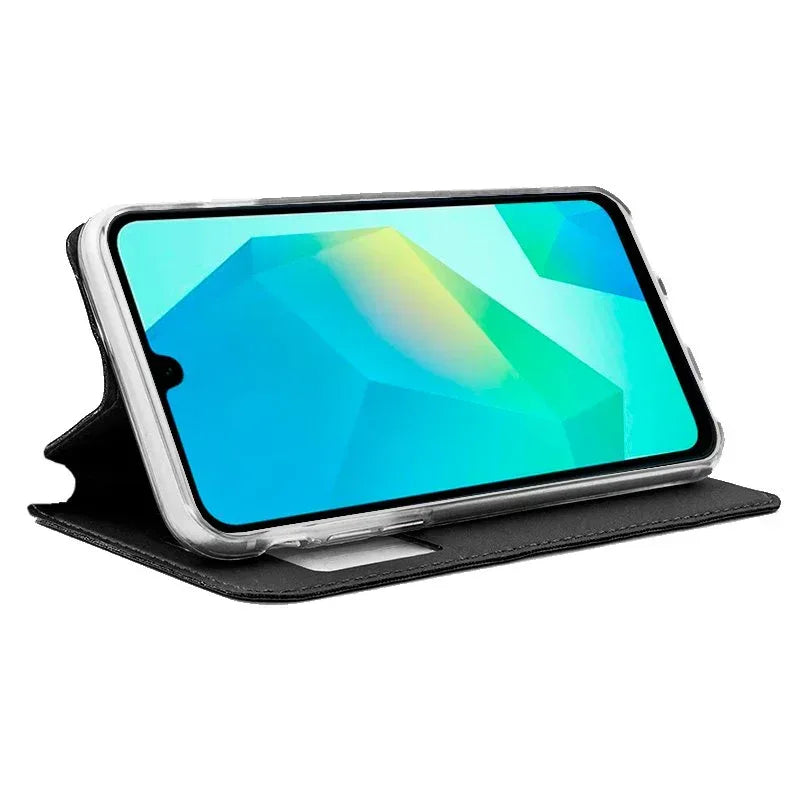 Funda COOL Flip Cover para Samsung A165 Galaxy A16 / A16 5G Liso Negro - PixelPlaza