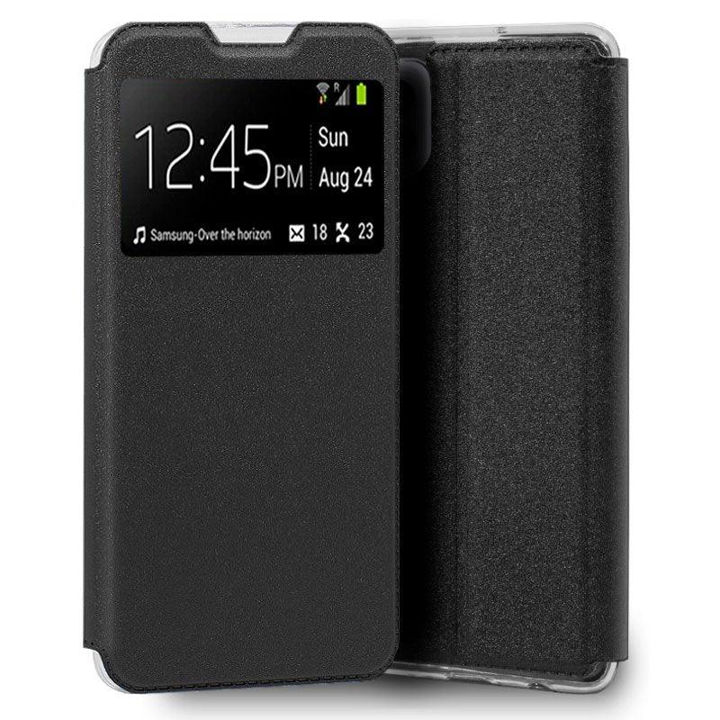 Funda COOL Flip Cover para Samsung A226 Galaxy A22 5G Liso Negro - PixelPlaza