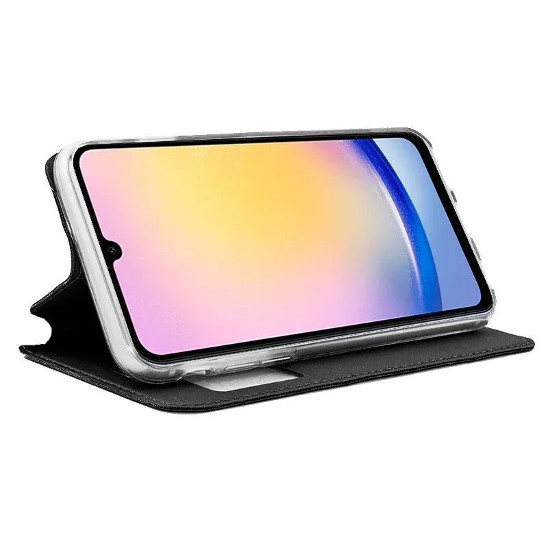 Funda COOL Flip Cover para Samsung A256 Galaxy A25 5G Liso Negro - PixelPlaza